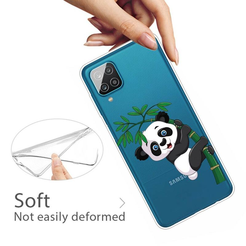 Tok Samsung Galaxy M12 / A12 Zökkenőmentes Panda Bambuszon