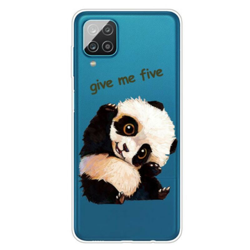 Tok Samsung Galaxy M12 / A12 Zökkenőmentes Panda Give Me Five