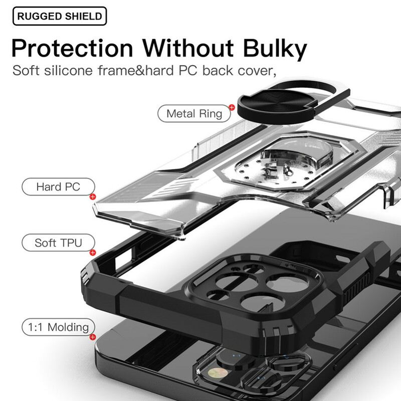 Tok iPhone 12 / 12 Pro Ring-supporttal Matt