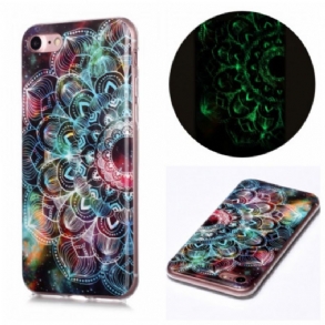 Tok iPhone SE 3 / SE 2 / 8 / 7 Fluoreszkáló Mandala