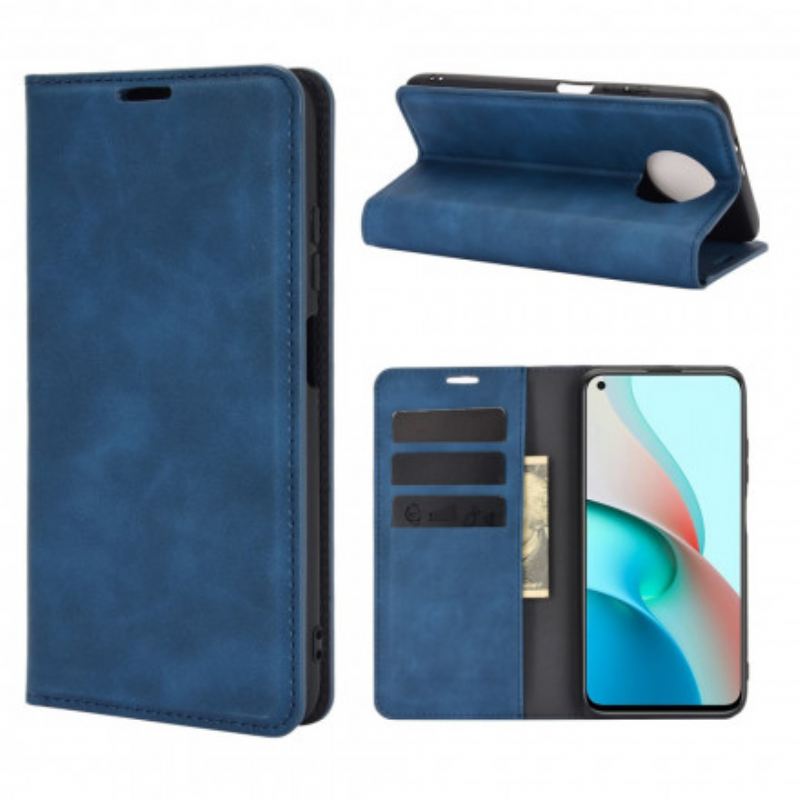 Fliptok Xiaomi Redmi Note 9 5G Bőrtok Skin Touch