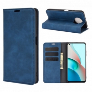 Fliptok Xiaomi Redmi Note 9 5G Bőrtok Skin Touch