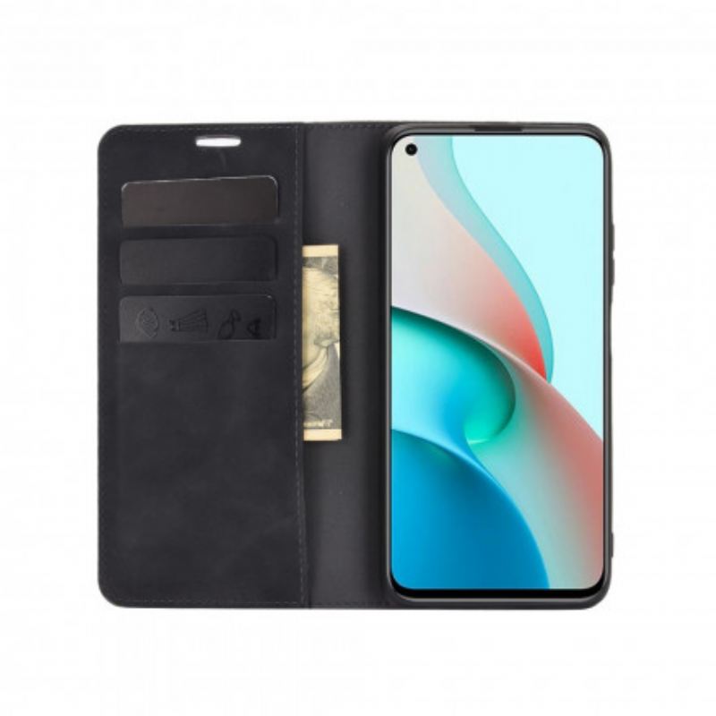 Fliptok Xiaomi Redmi Note 9 5G Bőrtok Skin Touch