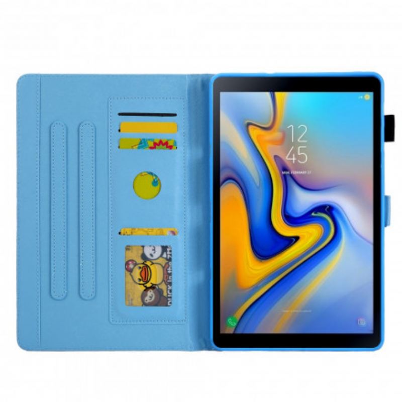 Fliptok / Bőrtok Samsung Galaxy Tab A7 (2020) Ananász Design