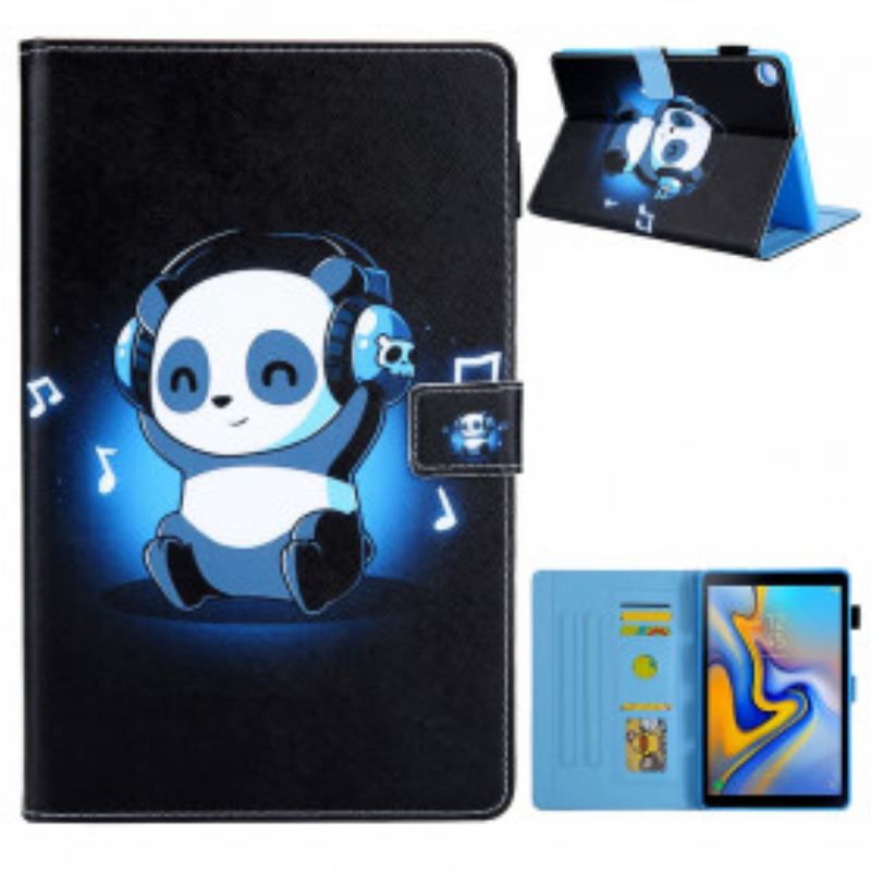 Fliptok / Bőrtok Samsung Galaxy Tab A7 (2020) Funky Panda