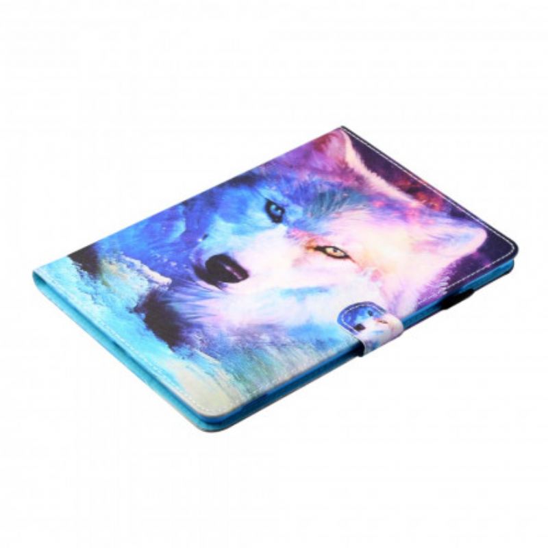 Fliptok / Bőrtok Samsung Galaxy Tab A7 (2020) Wolf Art