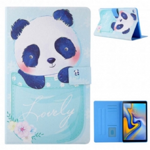 Fliptok Samsung Galaxy Tab A7 (2020) Aranyos Panda