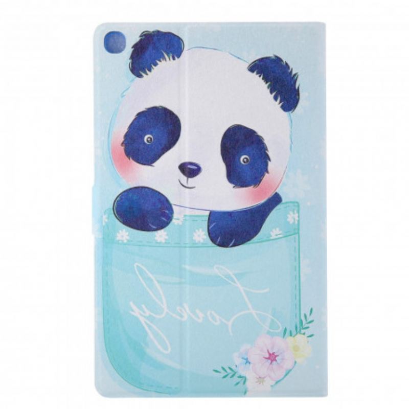 Fliptok Samsung Galaxy Tab A7 (2020) Aranyos Panda