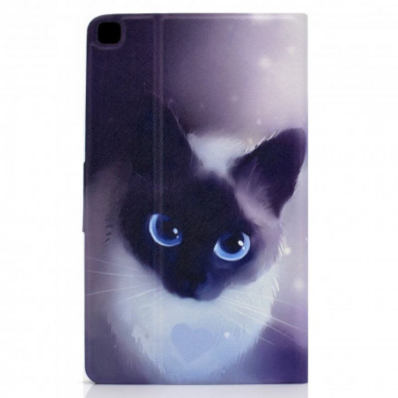 Kinyitható Tokok Samsung Galaxy Tab A7 (2020) Blue Eyes Cat