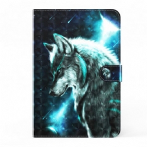 Kinyitható Tokok Samsung Galaxy Tab A7 (2020) Light Spot Wild Wolf