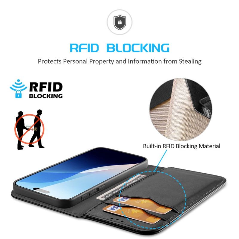 Fliptok iPhone 16 Pro Max Rfid Blokkoló Hivo Sorozatú Dux Ducis