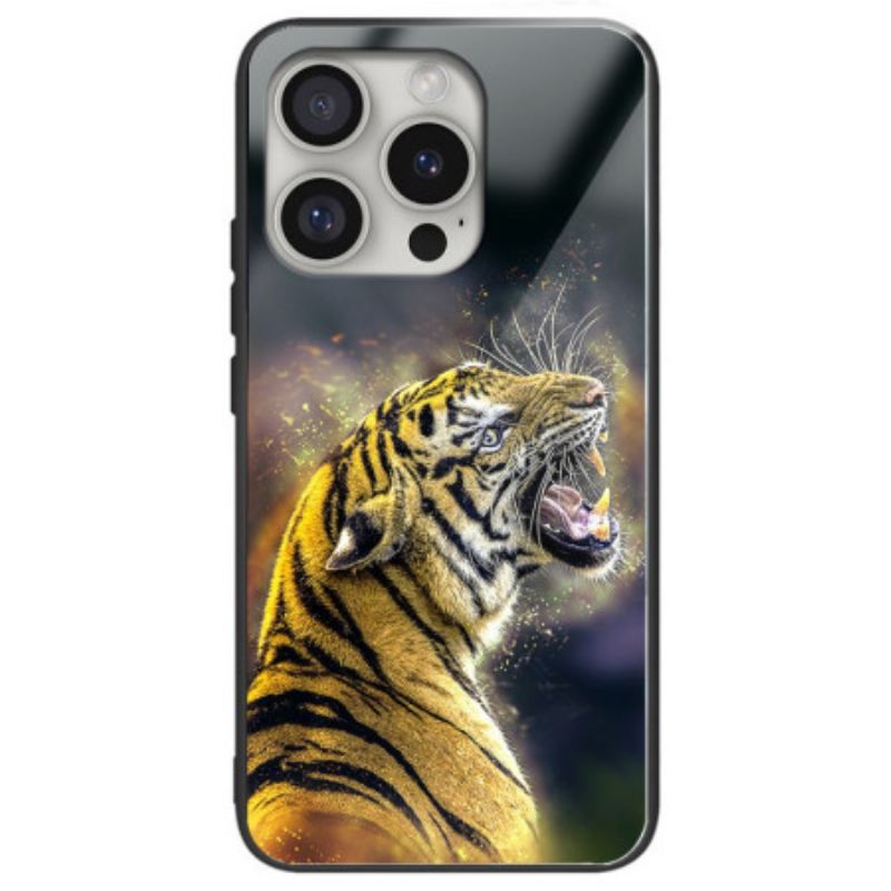 Tok iPhone 16 Pro Max Üvöltő Tigris Edzett Üveg