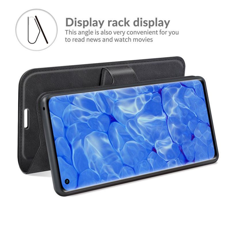 Fliptok / Bőrtok Oppo Reno 6 Pro 5G Skin-touch Puhaság