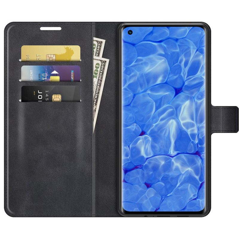 Fliptok / Bőrtok Oppo Reno 6 Pro 5G Skin-touch Puhaság