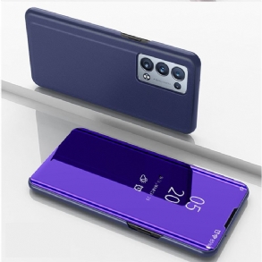 Fliptok Oppo Reno 6 Pro 5G Bőrtok Ultra Sima Felület