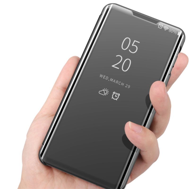 Fliptok Oppo Reno 6 Pro 5G Bőrtok Ultra Sima Felület