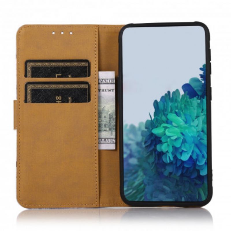 Fliptok / Bőrtok Xiaomi Redmi Note 10 5G Eiffel-torony Ősszel