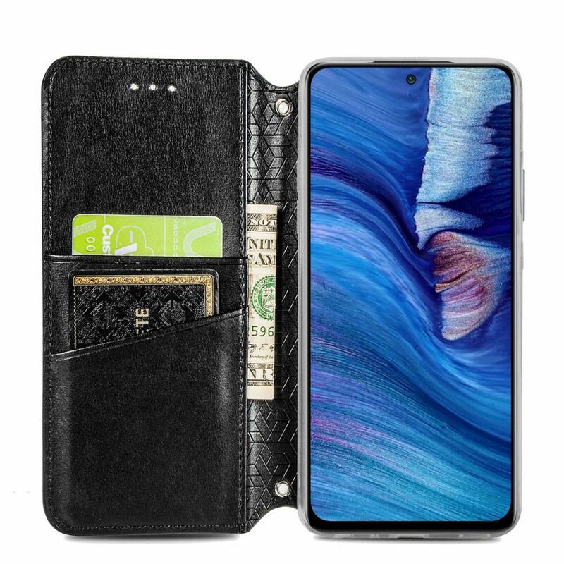 Fliptok Xiaomi Redmi Note 10 5G Bőrtok Mandala