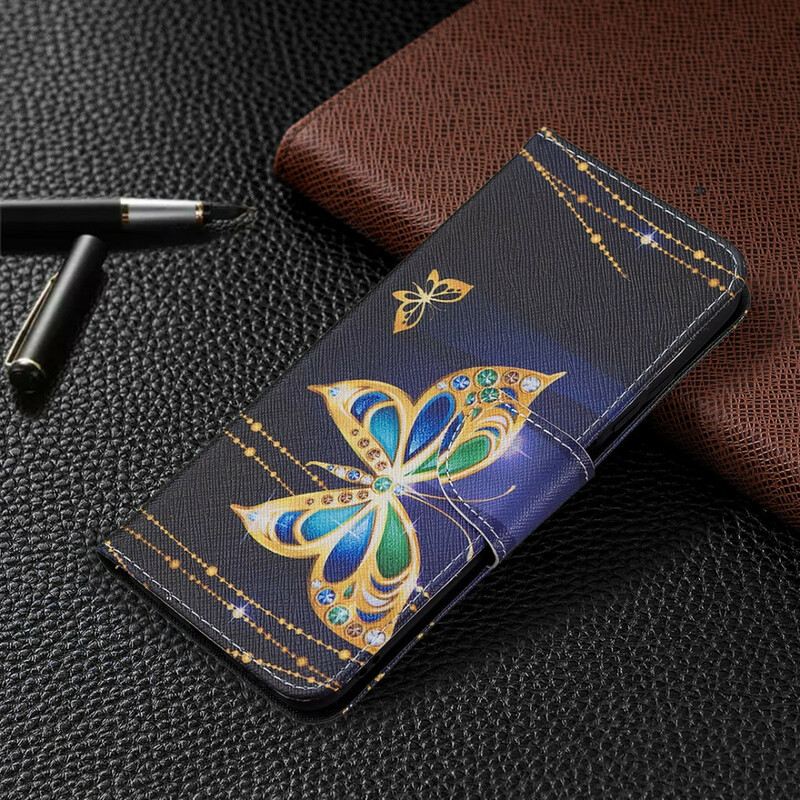 Fliptok Xiaomi Redmi Note 10 5G Magic Butterfly