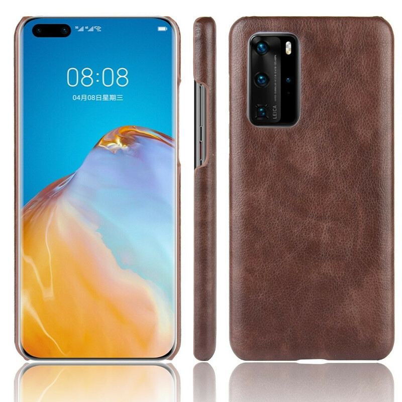 Tok Huawei P40 Pro Litchi Performance Leather Effect