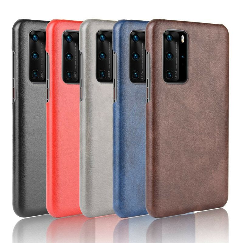 Tok Huawei P40 Pro Litchi Performance Leather Effect