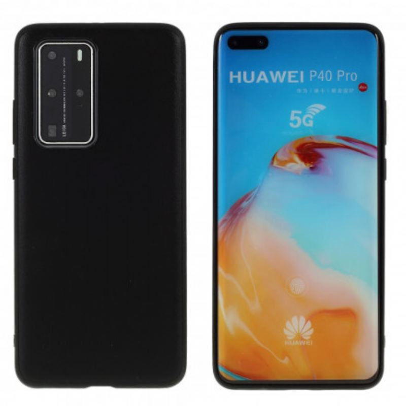 Tok Huawei P40 Pro Stílusú Bőr X-level