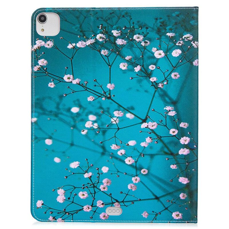 Fliptok / Bőrtok iPad Pro 12.9" (2021) Sakura Tree Print Pattern