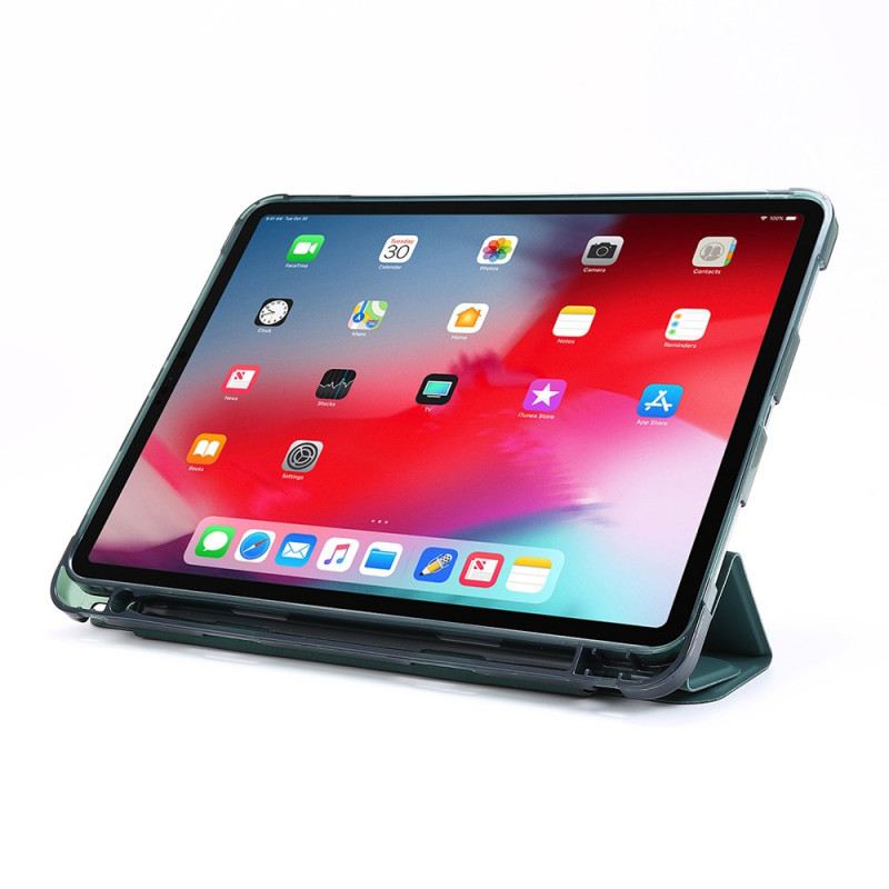 Tok iPad Pro 12.9" (2021) Bőr Hatású Összecsukható Huzat