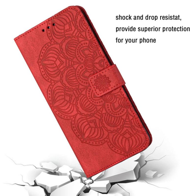 Fliptok / Bőrtok Xiaomi Redmi A1 szíjjal Pántos Mandala