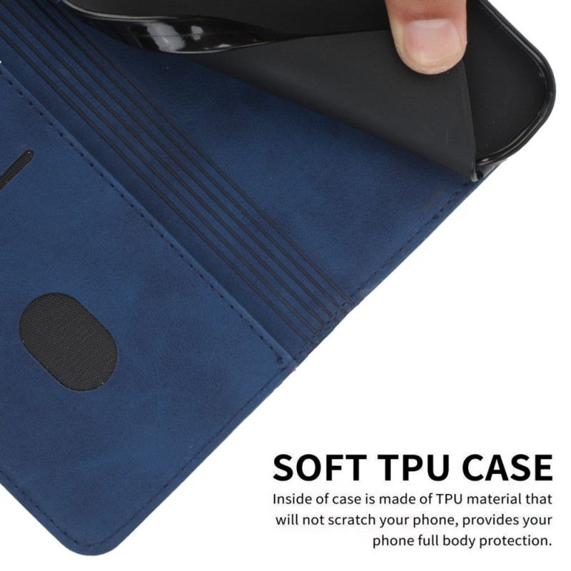 Fliptok Xiaomi Redmi A1 Bőrtok Cubic Style Skin-touch