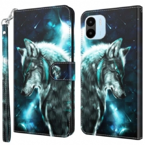 Fliptok Xiaomi Redmi A1 Majestic Wolf