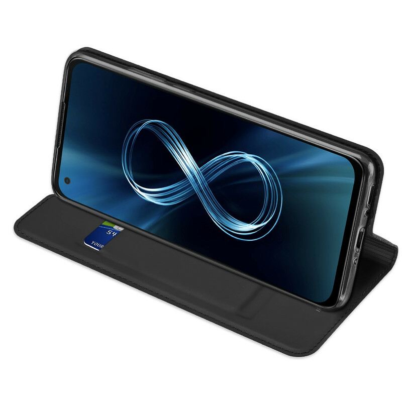 Fliptok Asus Zenfone 8 Bőrtok Skin Pro Dux Ducis