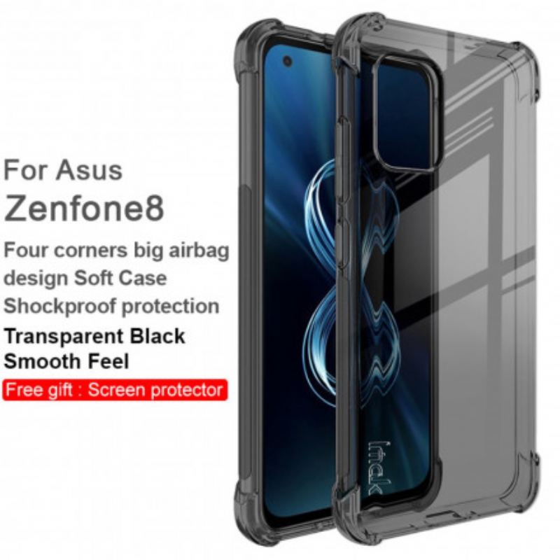 Tok Asus Zenfone 8 Átlátszó Selymes Imak