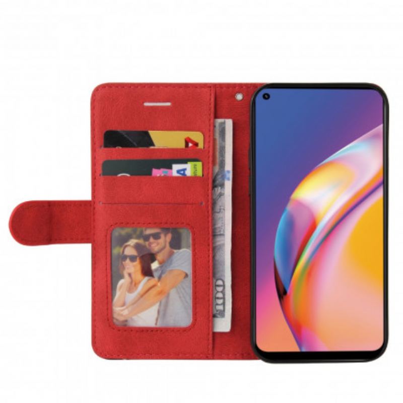 Fliptok / Bőrtok Oppo A94 5G Kéttónusú Signature Műbőr