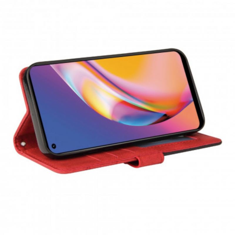 Fliptok / Bőrtok Oppo A94 5G Kéttónusú Signature Műbőr