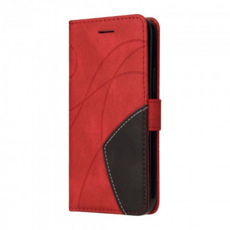 Fliptok / Bőrtok Oppo A94 5G Kéttónusú Signature Műbőr