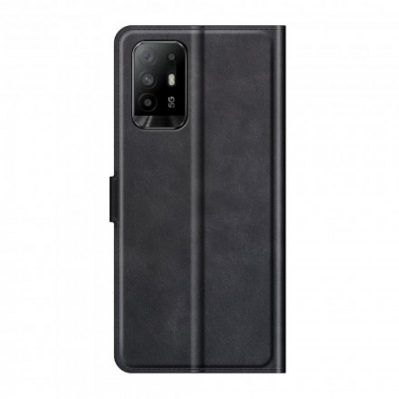 Fliptok / Bőrtok Oppo A94 5G Vékony. Extrém Bőrhatás