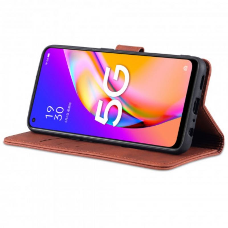 Fliptok Oppo A94 5G Azns Bőrhatás