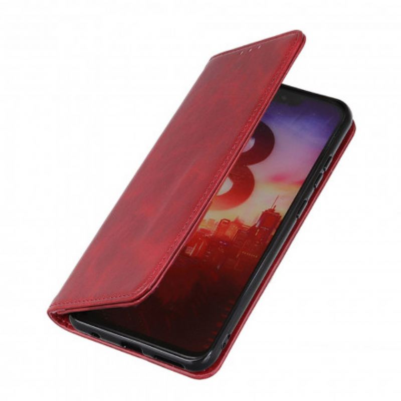 Fliptok Oppo A94 5G Bőrtok Elegance Hasított Bőr