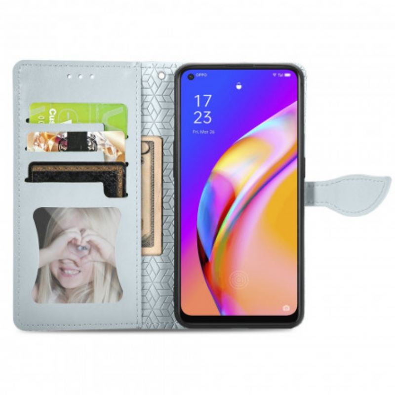 Fliptok Oppo A94 5G Törzsi Levelek