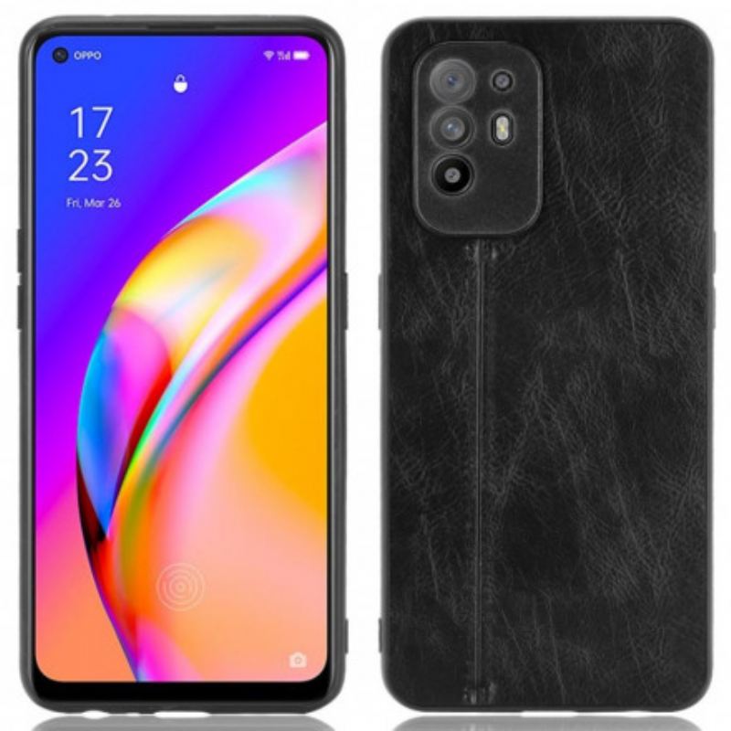 Telefontok Oppo A94 5G Couture Bőr Hatás