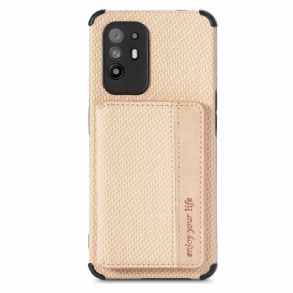 Telefontok Oppo A94 5G Szénszálas Kártyatartó