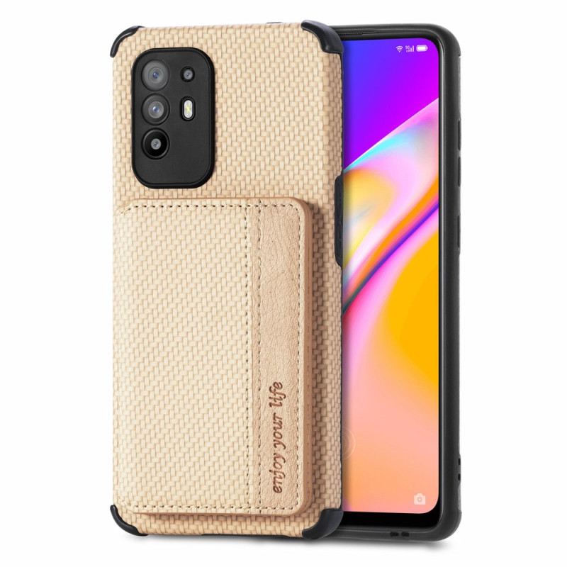 Telefontok Oppo A94 5G Szénszálas Kártyatartó