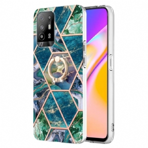 Tok Oppo A94 5G Geometrikus Márvány Gyűrűvel