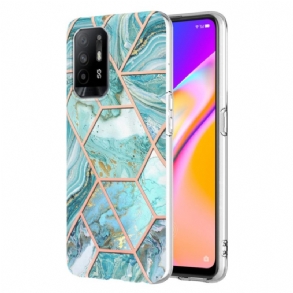 Tok Oppo A94 5G Ragyogó Geometriai Márvány