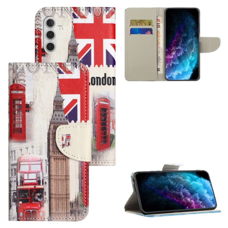 Kinyitható Tokok Samsung Galaxy S24 Fe Londoni Élet