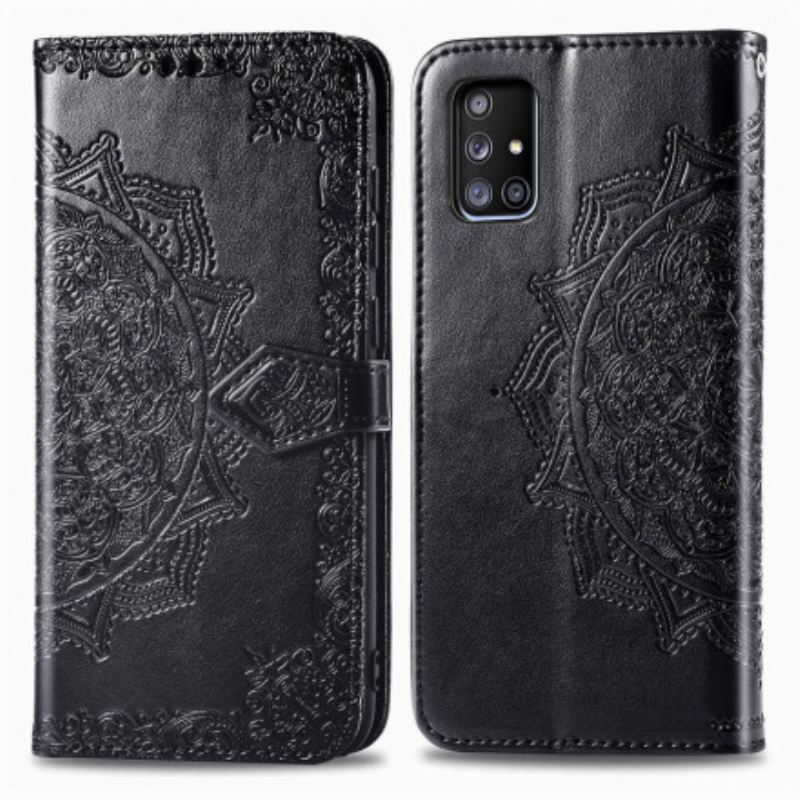 Fliptok / Bőrtok Samsung Galaxy A71 5G Mandala Középkor