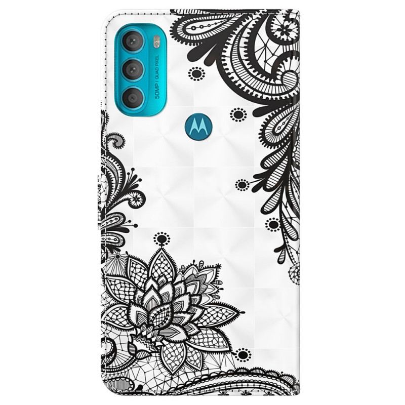 Fliptok Moto G71 5G Elegáns Csipke