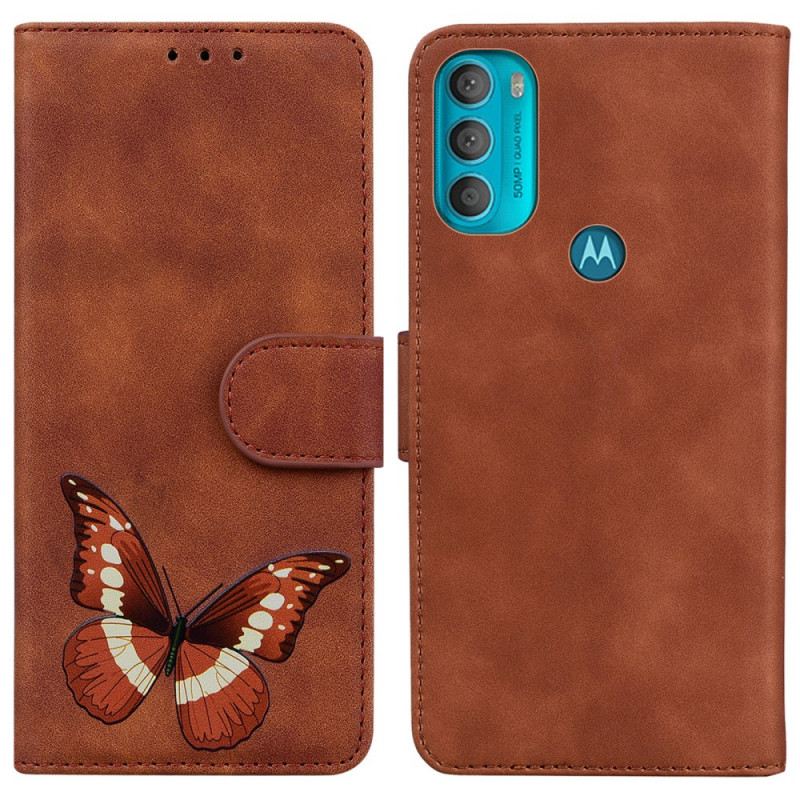 Fliptok Moto G71 5G Skin-touch Butterfly