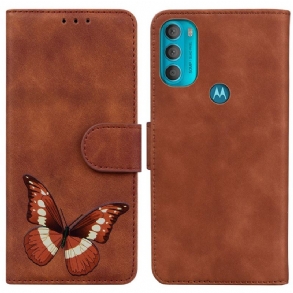 Fliptok Moto G71 5G Skin-touch Butterfly